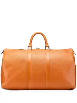 Louis Vuitton Pre-Owned: Коричневая дорожная сумка 