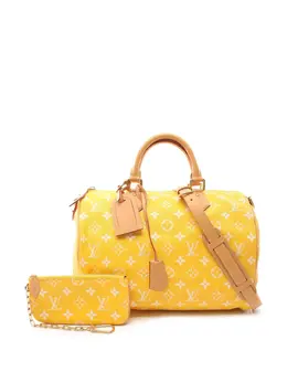Louis Vuitton Pre-Owned: Жёлтая сумка 