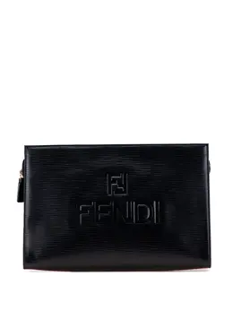 Fendi Pre-Owned: Чёрный клатч 