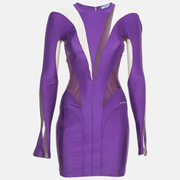 MUGLER: Фиолетовое платье 