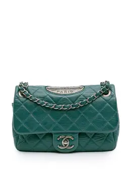 CHANEL Pre-Owned: Голубая сумка 