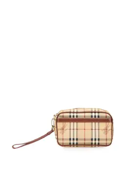 Burberry Pre-Owned: Коричневый клатч 