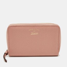 Gucci: Розовый кошелёк 