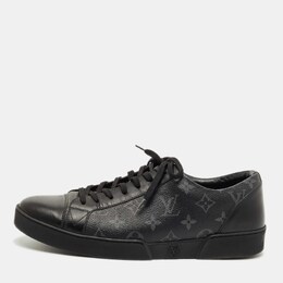 Louis Vuitton: Чёрные кроссовки 