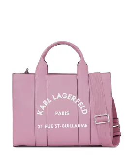 Karl Lagerfeld: Розовая сумка-шоппер  Rue St Guillaume