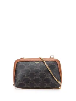 Céline Pre-Owned: Коричневый клатч 