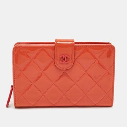 Chanel: Оранжевый кошелёк 