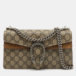 Gucci: Бежевая сумка  GG Supreme