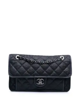 CHANEL Pre-Owned: Голубая сумка 