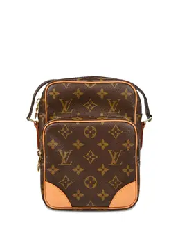 Louis Vuitton Pre-Owned: Коричневая сумка через плечо 