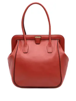 Hermès Pre-Owned: Оранжевая сумка-шоппер 
