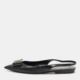 Saint Laurent Paris: Чёрные сандалии 