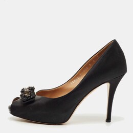 Salvatore Ferragamo: Чёрные босоножки  Vara Bow