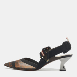 Fendi: Многоцветные туфли  Colibri