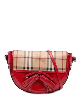 Burberry Pre-Owned: Коричневая сумка через плечо 