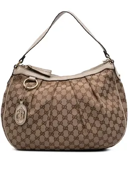 Gucci Pre-Owned: Коричневая сумка 