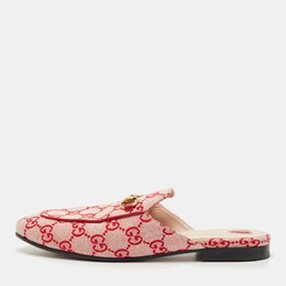 Gucci: Красные сабо  Princetown