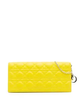 Christian Dior Pre-Owned: Жёлтый кошелёк 