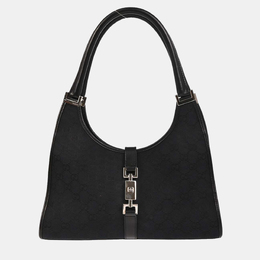 Gucci: Чёрная сумка  Jackie