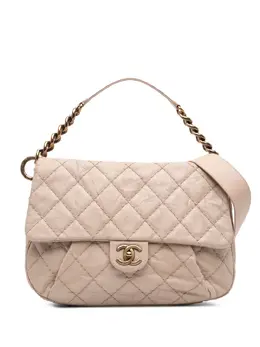 CHANEL Pre-Owned: Коричневая сумка 