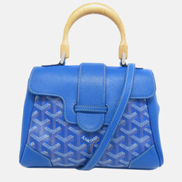 Goyard: Голубая сумка 
