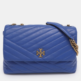 Tory Burch: Голубая сумка  Kira