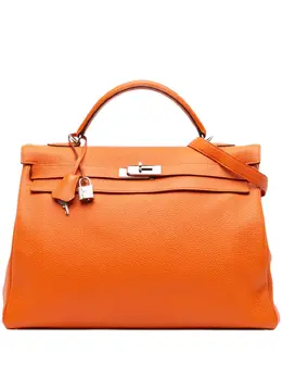Hermès Pre-Owned: Оранжевая сумка 