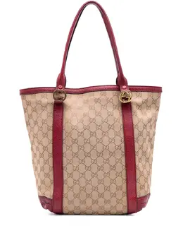 Gucci Pre-Owned: Коричневая сумка-шоппер 