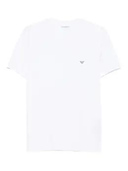 Emporio Armani: Белая футболка 