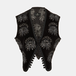 Etro: Чёрный жилет 