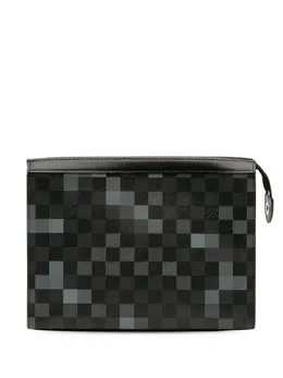 Louis Vuitton Pre-Owned: Чёрный клатч 