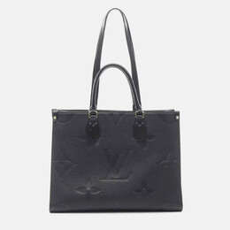 Louis Vuitton: Чёрная сумка-шоппер 