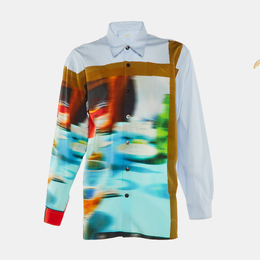 Dries van Noten: Многоцветная рубашка 