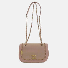 Chanel: Бежевая сумка 