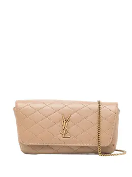 Saint Laurent: Коричневая сумка  Gaby