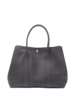 Hermès Pre-Owned: Чёрная сумка-шоппер 