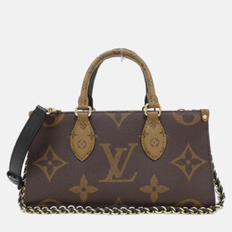 Louis Vuitton: Коричневая сумка 