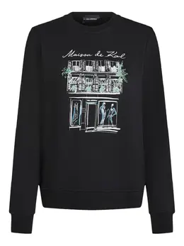 Karl Lagerfeld: Чёрный свитшот 