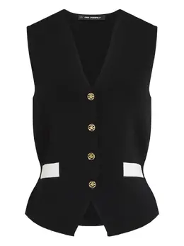 Karl Lagerfeld: Чёрный жилет 