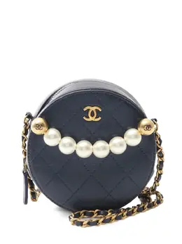 CHANEL Pre-Owned: Голубая сумка 