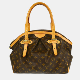 Louis Vuitton: Коричневая сумка 