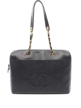 CHANEL Pre-Owned: Чёрная сумка 