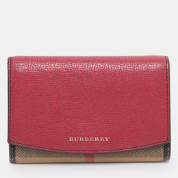 Burberry: Бежевый кошелёк  House Check