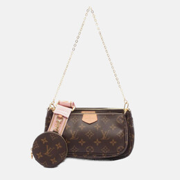 Louis Vuitton: Коричневая сумка  Pochette Accessoires