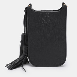 Tory Burch: Чёрная сумка через плечо 