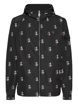 Philipp Plein: Куртка  Teddy Bear с капюшоном