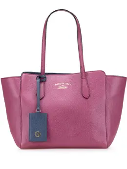 Gucci Pre-Owned: Фиолетовая сумка-шоппер 