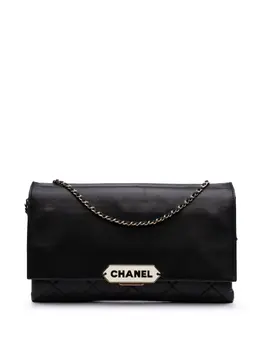 CHANEL Pre-Owned: Чёрная сумка 