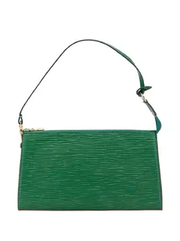 Louis Vuitton Pre-Owned: Зелёная сумка 