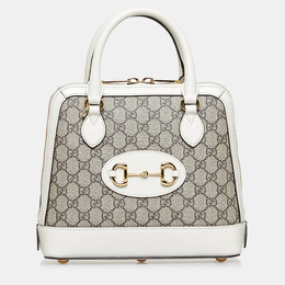 Gucci: Коричневая сумка на руку  Horsebit 1955